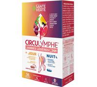 Parapharmacie en ligne > Compléments alimentaires > Compléments alimentaires pour la circulation veineuse Santé Verte Circulymphe Jour & Nuit x 56