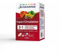 Juvamine Expert'Nature Circulation Vigne Rouge Gingko Hamamélis Cassis 60 comprimés