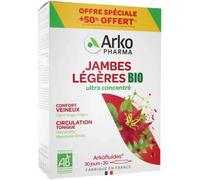 Arkopharma Jambes Légères Bio Ampoules 30x10ml