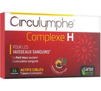 Parapharmacie en ligne > Compléments alimentaires > Compléments alimentaires pour la circulation veineuse Santé Verte Circulymphe Complexe H Comprimés x 16