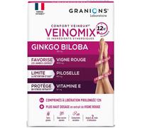 Parapharmacie en ligne > Compléments alimentaires > Compléments alimentaires pour la circulation veineuse Granions Veinomix Confort et Légèreté des Jambesx 60