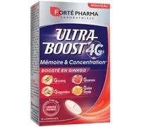 Forté Pharma Complément alimentaire Ultra Boost 4G Mémoire & Concentration Ginkgo - 15 comprimés