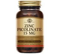 Parapharmacie en ligne > Compléments alimentaires > Compléments alimentaires pour la concentration et la mémoire Solgar Zinc Picolinate 15 mg Gélules x 100