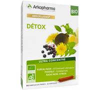 Parapharmacie en ligne > Compléments alimentaires > Compléments alimentaires pour la digestion et au transit Arkopharma Arkofluides Détox Bio x 20 - Digestion - Transit - Pharmacie en ligne LaSante.ne