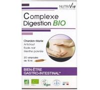 Parapharmacie en ligne > Compléments alimentaires > Compléments alimentaires pour la digestion et au transit Nutrivie Complexe Digestion Bio Ampoules x 20