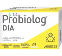 Parapharmacie en ligne > Compléments alimentaires > Compléments alimentaires pour la digestion et au transit P'tit Probiolog Dia Sticks x 10