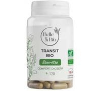 Belle & Bio Complément alimentaire Transit Bio – Pruneau, réglisse & guimauve bio – 120 gélules