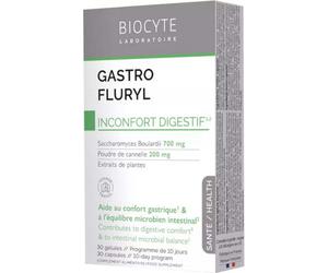 Parapharmacie en ligne > Compléments alimentaires > Compléments alimentaires pour la digestion et au transit Biocyte Longevity Gastro Fluryl Gélules x 30