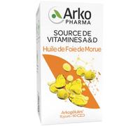 Parapharmacie en ligne > Compléments alimentaires > Compléments alimentaires pour la santé des articulations et des muscles Arkogélules Huile de Foie de Moruex 60