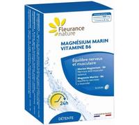 Parapharmacie en ligne > Compléments alimentaires > Compléments alimentaires pour la vitalité et les défenses immunitaires Fleurance Nature Magnésium Marin Vitamine B6 Comprimés x 60