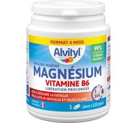 Alvityl – Complément alimentaire Magnésium & Vitamine B6 – Libération prolongée – 120 comprimés