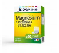 Juvamine Magnesium + Vitamines B1/B2/B6 Systéme Nerveux 60 Comprimés