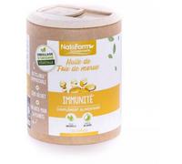 Nat&Form Huile de foie de morue – Vitalité & défenses immunitaires – 60 capsules