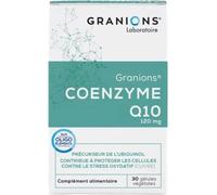 Parapharmacie en ligne > Compléments alimentaires > Compléments alimentaires pour la vitalité et les défenses immunitaires Granions Coenzyme Q10 120 mg x 30