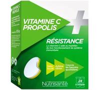 Vitavea Complément alimentaire Vitamine C + Propolis Résistance – 24 comprimés à croquer