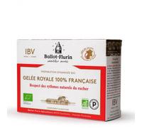 Ballot-Flurin Complément alimentaire Gelée royale 100 % française Bio - 10 ampoules x 10 ml