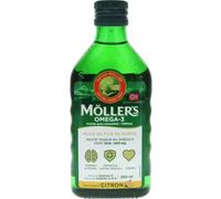 Parapharmacie en ligne > Compléments alimentaires > Compléments alimentaires pour la vitalité et les défenses immunitaires Möller s Omega-3 Huile de Foie de Morue Arôme Citron 250 ml