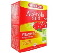 Parapharmacie en ligne > Compléments alimentaires > Compléments alimentaires pour la vitalité et les défenses immunitaires Superdiet Acérola 500 Bio x 24