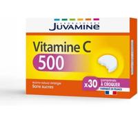 Parapharmacie en ligne > Compléments alimentaires > Compléments alimentaires pour la vitalité et les défenses immunitaires Juvamine Vitamine C 500 à croquerx 30