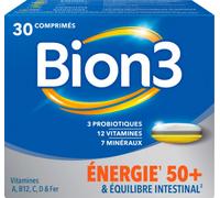 Bion3 Complément alimentaire Vitalité 50+ – 30 comprimés