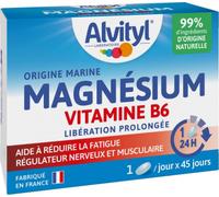 Alvityl - Complément alimentaire Magnésium Vit. B6 - Libération prolongée - Dès 12 ans - 45 comprimés