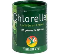 Flamant Vert – Complément alimentaire Chlorelle 400 mg – 180 gélules