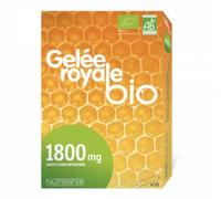 Parapharmacie en ligne > Compléments alimentaires > Compléments alimentaires pour la vitalité et les défenses immunitaires Nutrisanté Gelée royale Bio Ampoules 100 ml x 10