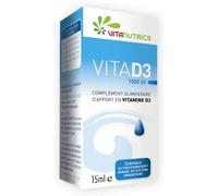 Parapharmacie en ligne > Compléments alimentaires > Compléments alimentaires pour la vitalité et les défenses immunitaires Vitanutrics VitaD3 1000 UI 15 ml