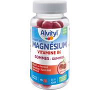 Parapharmacie en ligne > Compléments alimentaires > Compléments alimentaires pour la vitalité et les défenses immunitaires > Produits pour le tonus et la fatigue Alvityl Magnésium Goût Cerise Gommes x