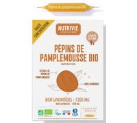 Parapharmacie en ligne > Compléments alimentaires > Compléments alimentaires pour la vitalité et les défenses immunitaires Nutrivie Pépins de Pamplemousse Bio Ampoules x 20