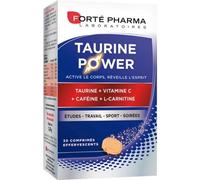 Forté Pharma – Complément alimentaire Taurine Power – Taurine & caféine, goût agrumes, 30 comprimés