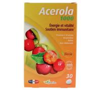 Parapharmacie en ligne > Compléments alimentaires > Compléments alimentaires pour la vitalité et les défenses immunitaires > Vitamines C et acérola Orthonat Acérola 1000 Comprimésx 30