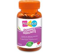 PEDIAKID Gommes Immunité – Arôme framboise – Formule naturelle – 60 gommes