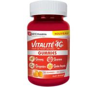 Parapharmacie en ligne > Compléments alimentaires > Compléments alimentaires pour la vitalité et les défenses immunitaires > Compléments alimentaires multivitaminés Forté Pharma Vitalité 4G Gummies x