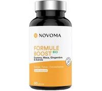 Novoma Complément Boost Bio - Guarana, Acérola, Maca & Gingembre - 90 gélules vegan
