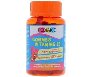Parapharmacie en ligne > Compléments alimentaires > Compléments alimentaires pour la vitalité et les défenses immunitaires Pediakid Gommes Vitamine D3 x 60