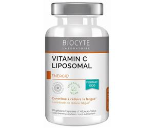 Parapharmacie en ligne > Compléments alimentaires > Compléments alimentaires pour la vitalité et les défenses immunitaires Biocyte Vitamin C Liposomal Gélules x 90