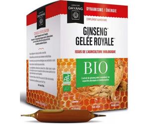 Parapharmacie en ligne > Compléments alimentaires > Compléments alimentaires pour la vitalité et les défenses immunitaires > Produits de la ruche Dayang Ginseng Gelée Royale Bio Ampoules x 20