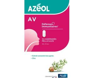Parapharmacie en ligne > Compléments alimentaires > Compléments alimentaires pour la vitalité et les défenses immunitaires PiLeJe Azéol AV Comprimés x 15