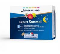 Parapharmacie en ligne > Compléments alimentaires > Compléments alimentaires pour le sommeil et le stress Juvamine Sommeil 3en1 Mélatonine + Plantes 30 Comprimés à sucer - Sommeil - Stress - Pharmacie