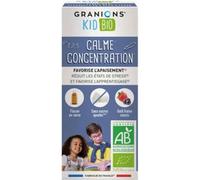 Granions - Complément alimentaire Kid Bio Calme & Concentration - Mélisse & Coquelicot - 125 ml
