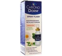 Chronodorm Spray sublingual Flash Mélatonine - Endormissement et Décalage horaire - 30 ml