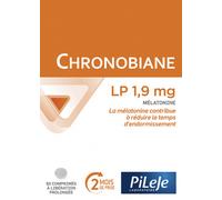 Parapharmacie en ligne > Compléments alimentaires > Compléments alimentaires pour le sommeil et le stress PiLeJe Chronobiane LP 1,9 mg x 60