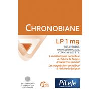Parapharmacie en ligne > Compléments alimentaires > Compléments alimentaires pour le sommeil et le stress PiLeJe Chronobiane LP 1 mg x 60