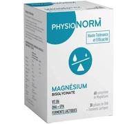Parapharmacie en ligne > Compléments alimentaires > Compléments alimentaires pour le sommeil et le stress Physionorm Magnésium Comprimés x 60 + Gélules x 30