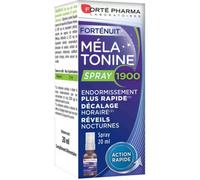 Parapharmacie en ligne > Compléments alimentaires > Compléments alimentaires pour le sommeil et le stress Forté Pharma Forténuit Mélatonine 1900 Spray 20 ml