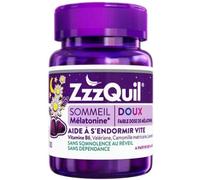 Parapharmacie en ligne > Compléments alimentaires > Compléments alimentaires pour le sommeil et le stress ZzzQuil DOUX Sommeil Fruits des Bois Gommes x 30