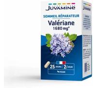 Juvamine Complément alimentaire Valériane 1680 mg – Sommeil réparateur – 50 gélules
