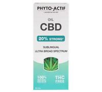 Parapharmacie en ligne > Compléments alimentaires > Compléments alimentaires pour le sommeil et le stress Phyto-Actif CBD Huile 20% Sublinguale 10 ml