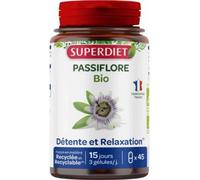 Super Diet - Complément alimentaire Passiflore Bio - Sommeil & Stress - 45 gélules